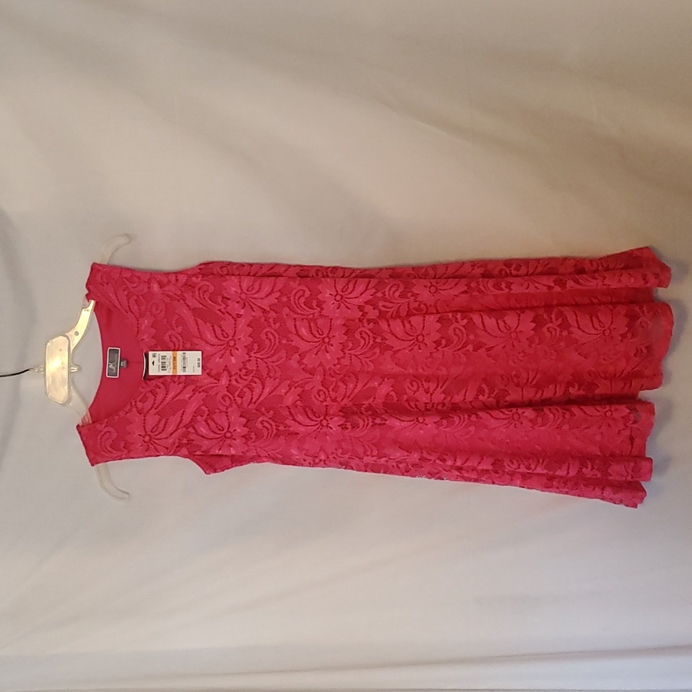 JM Collection pink lace dress Brand New